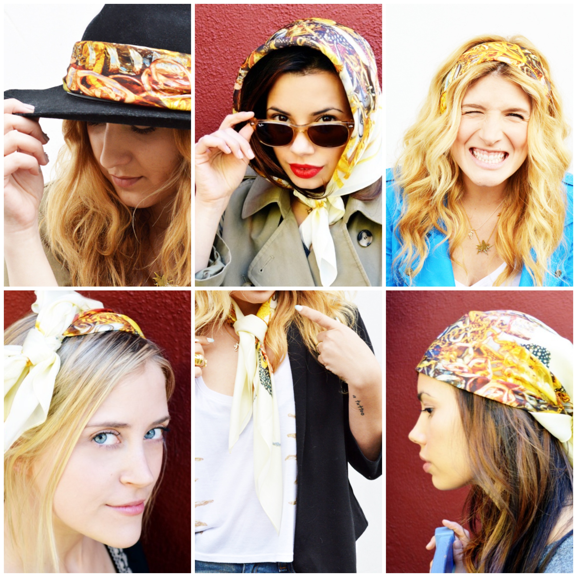 Mr. Kate | the many ways to wear the Mr. Kate scarf #001